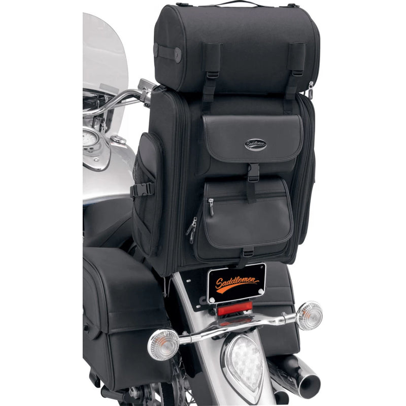 SADDLEMEN S2200E Expandable Sissy Bar Bag 3515-0080 - PartsOutlet.com.au