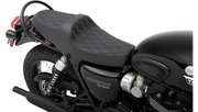 Z1R Predator III Seat - Black - Triumph '16-'19 Vinyl - Double Diamond 0810-2211 - PartsOutlet.com.au