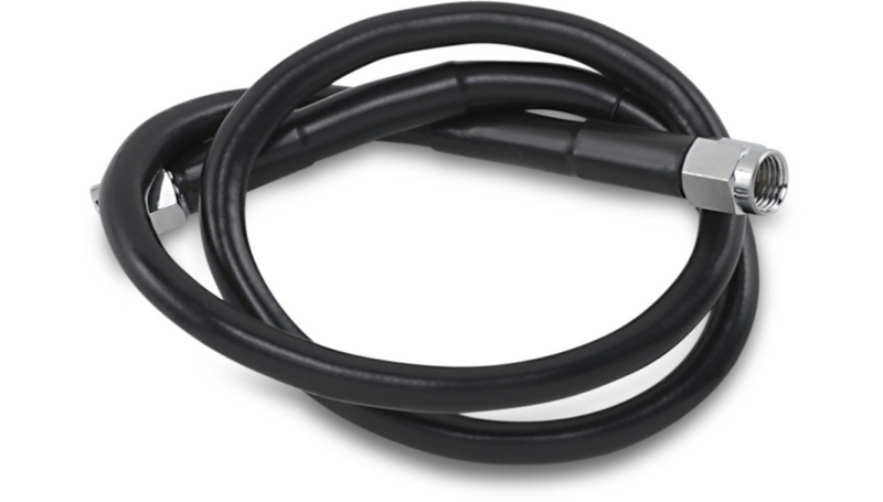DRAG SPECIALTIES Universal Brake Line - Black - 25" - 825-BLK