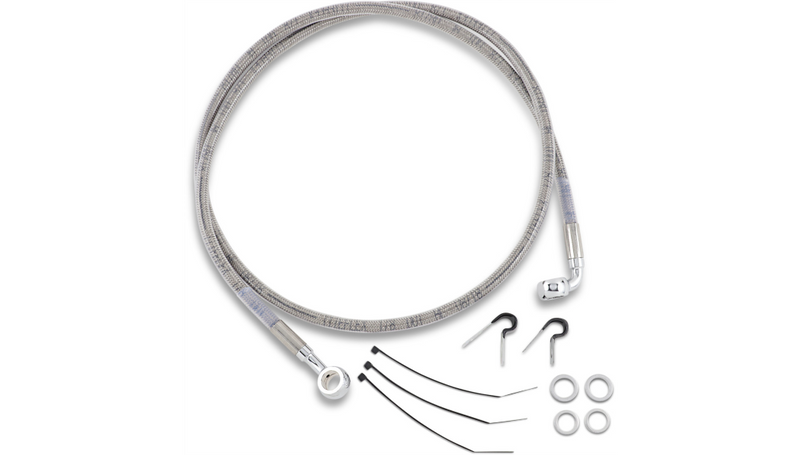 DRAG SPECIALTIES Brake Line - Front - 45-1/16" - Softail '95-'07 - 640213