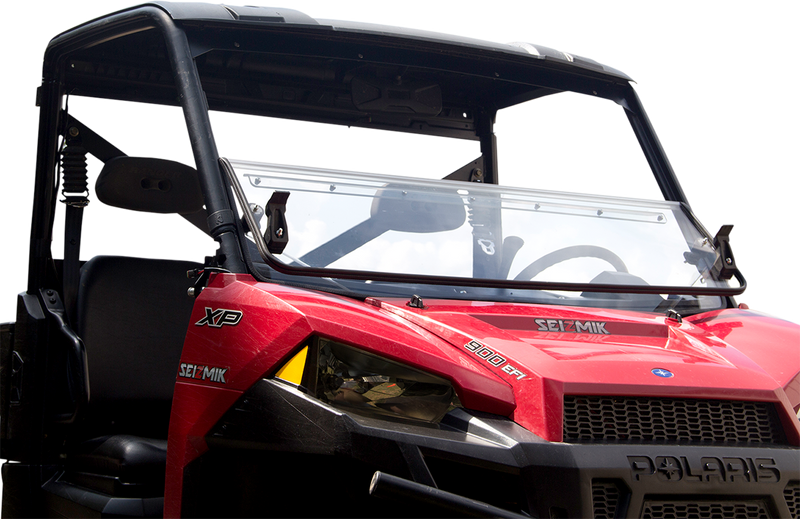 SEIZMIK Folding Windshield - Polycarbonate - Ranger 50-24001KIT