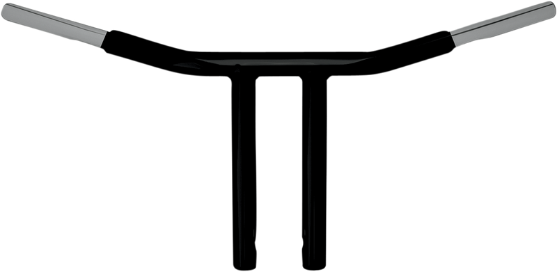 WILD 1 Handlebar - Psycho - 10" Rise - TBW - Black - Harley-Davidson '82-'25 - WO563B