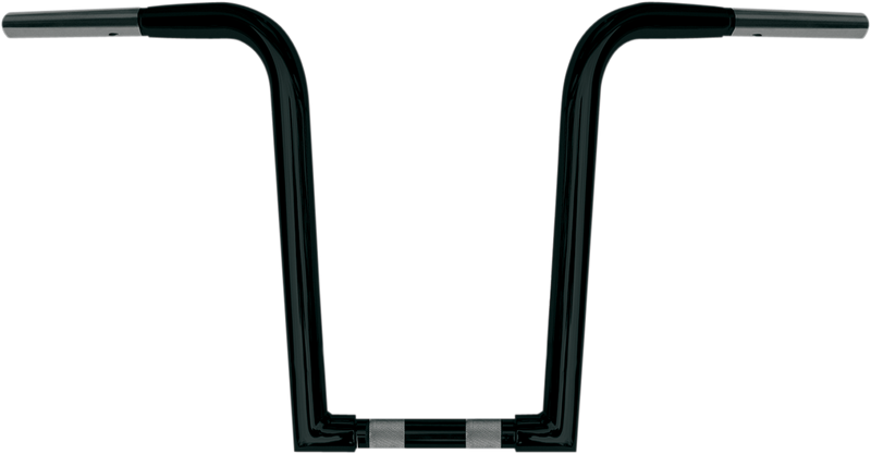 WILD 1 Handlebar - Outlawz - 14" - TBW - Black - Harley-Davidson '82-'25 - WO614B