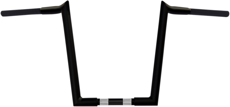 WILD 1 Handlebar - Hooked - 14" - Black - Harley-Davidson '82-'25 - WO584B