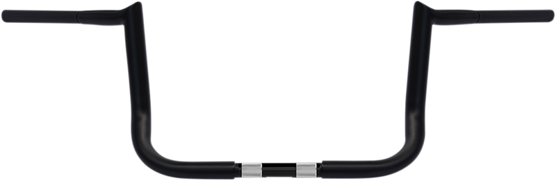 WILD 1 Handlebar - Bagger - Hooked - 10" - Black - FL '96-'25 - WO590B