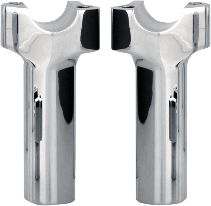 WILD 1 Chubby Billet Risers - 4-1/2" - Chrome - WO526