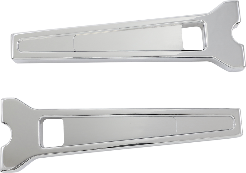 LA CHOPPERS Risers - Straight - 10" - Chrome - LA-7470-10C
