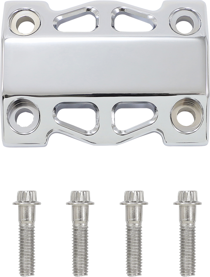 LA CHOPPERS Risers - Straight - 10" - Chrome - LA-7470-10C