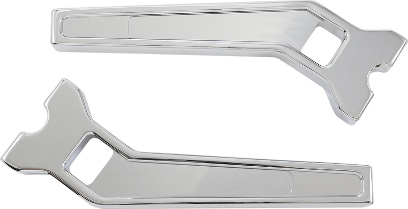 LA CHOPPERS Risers - Pullback - 10" - Chrome - LA-7471-10C