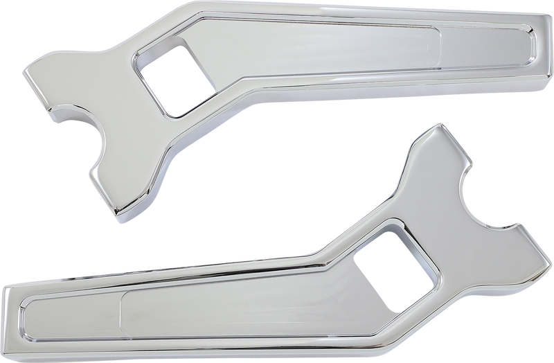 LA CHOPPERS Risers - Pullback - 8" x 1-1/4" - Chrome - LA-7481-08C