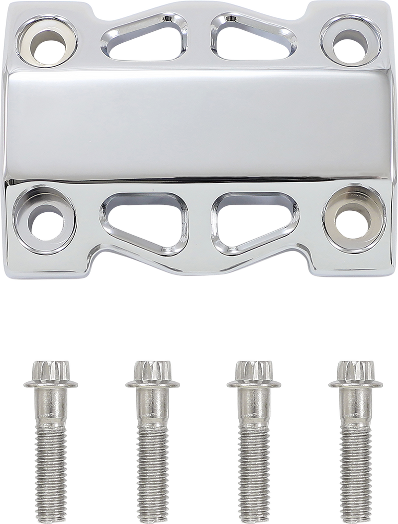 LA CHOPPERS Risers - Pullback - 10" x 1-1/4" - Chrome - LA-7481-10C