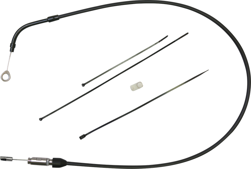 DRAG SPECIALTIES Clutch Cable - Upper - Bent Tube - 49" - Black/Black - FL '21-'23 - 6323510HE