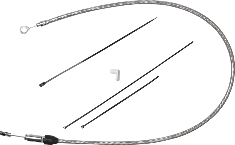 DRAG SPECIALTIES Clutch Cable - Upper - 50" - Stainless Steel - Softail '18-'23 - 5323416HE