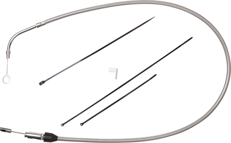 DRAG SPECIALTIES Clutch Cable - Upper - 49" - Stainless Steel - FL '21-'23 - 5323510HE