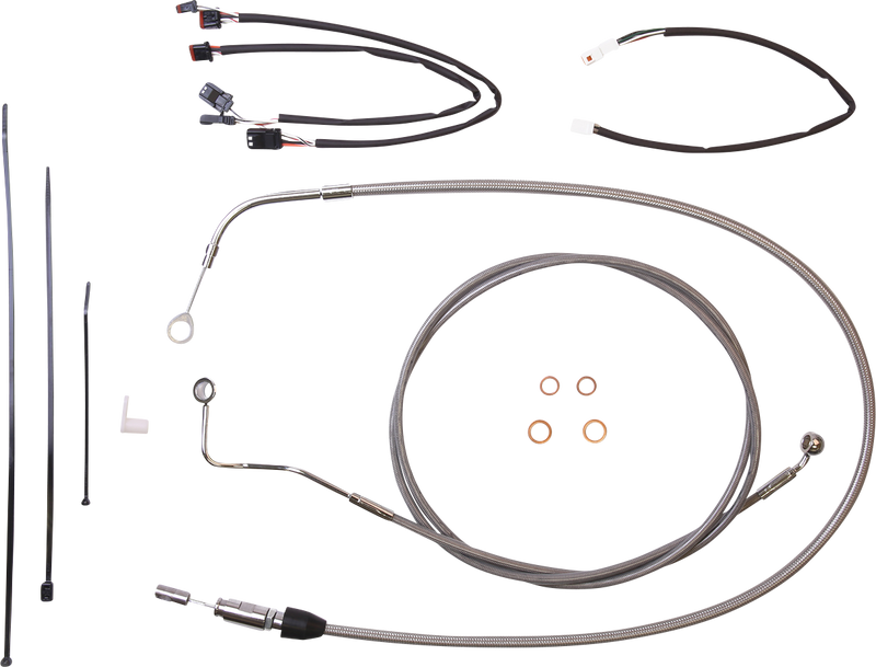 MAGNUM SHIELDING XR Handlebar Installation Kit - Stainless Steel/Chrome 5891171