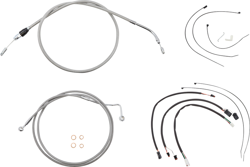 MAGNUM SHIELDING XR Handlebar Installation Kit - Stainless Steel/Chrome 5891171