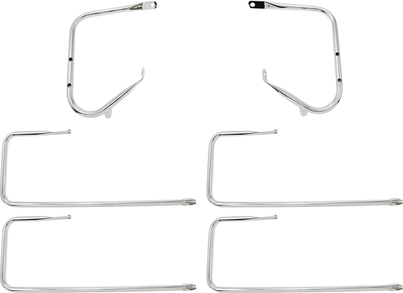 DRAG SPECIALTIES Saddlebag Rail - Chrome - FL '09-'13 21038 - PartsOutlet.com.au