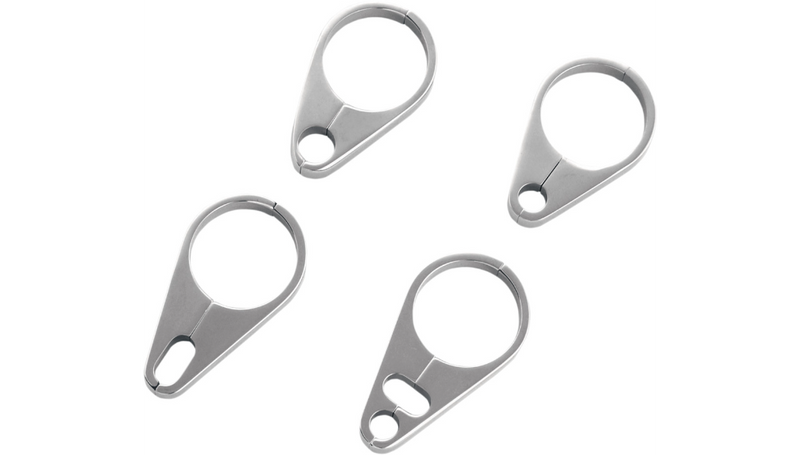 WILD 1 Cable Guide - 1-1/4" - Throttle/Idle/Brake - Chrome - WO833
