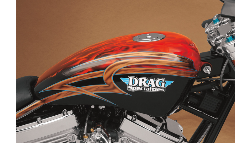 DRAG SPECIALTIES Aero-Style Gas Cap Gas Tank - 3.3 Gallons XL '82-'94 - 011743-BX39 - PartsOutlet.com.au