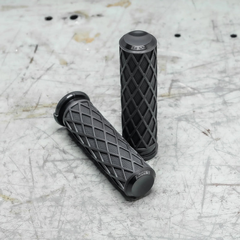 ARLEN NESS DIAMOND GRIPS, BLACK - FLY-BY-WIRE (FBW) - 500-007 - PartsOutlet.com.au