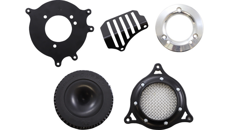 COBRA RPT Air Intake - Black/Black - '18-'22 Softail 606-0104-05B - PartsOutlet.com.au