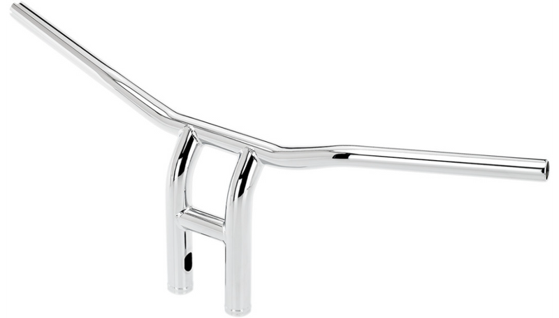 BILTWELL Handlebar - Tyson XL - Pullback - 10" - TBW - Chrome 6260-1055