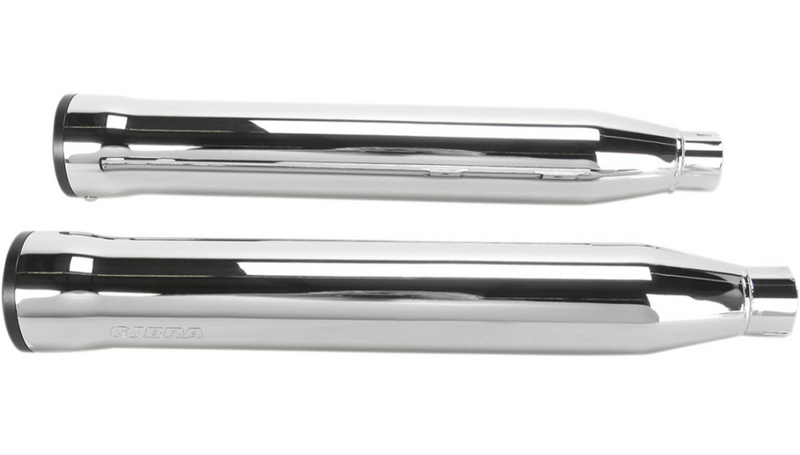COBRA 3" RPT Mufflers - Softail '05-'17 - Chrome - 6052
