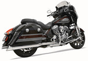 BASSANI XHAUST True Dual Exhaust - Indian Cheiftain & Roadmaster 2014-2019 - Chrome 8C16S - PartsOutlet.com.au