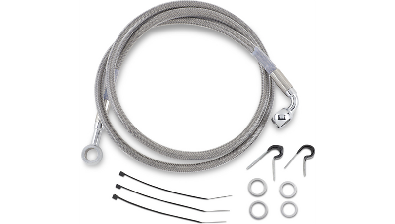 DRAG SPECIALTIES Brake Line - Front - 44-7/8" - Softail '87-'96 - 640214