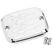 JOKER MACHINE Master Cylinder Cover - Brake - Front - Flame - Chrome - Harley-Davidson 1996-2009 - 951019FC - PartsOutlet.com.au