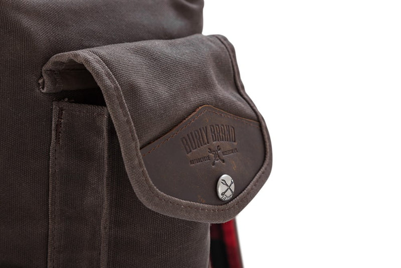 BURLY BRAND Sissy Bar Backpack - Dark Oak B15-1013D - PartsOutlet.com.au