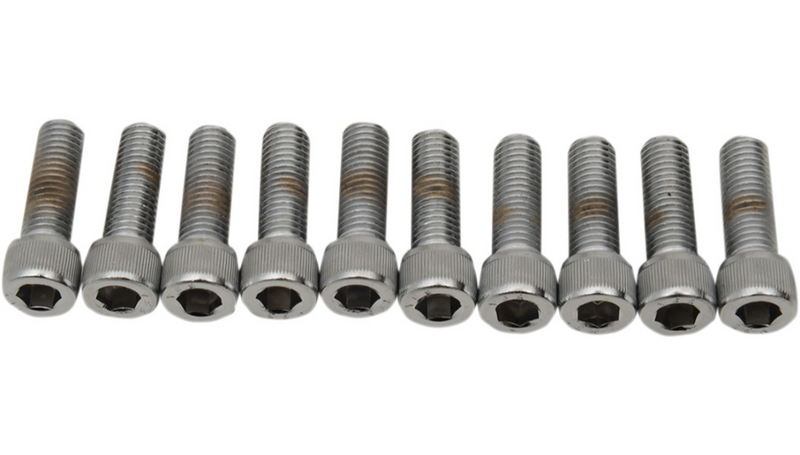 DRAG SPECIALTIES Smooth Socket Head - 1/4"-28 x 5/8" - MPB209S