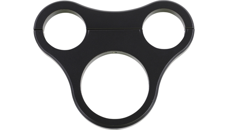DRAG SPECIALTIES 1.5" T-Bar Gauge Mount - Flat Black - For Mini Gauge - 2210-0566
