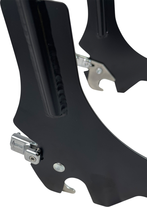 MOTHERWELL Quick Release Sissy Bar - 23" - With Pad - Matt Black MWL-196-18-MB