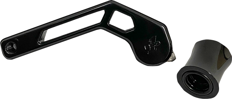 PRO-ONE PERF.MFG. T-Rex Shorty Shifter Arm - Black - '88-'22 FL 500775B