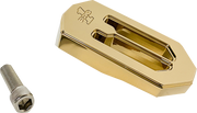 PRO-ONE PERF.MFG. Touring Brake Peg - Gold 500747TIN
