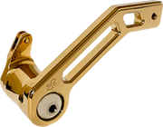 PRO-ONE PERF.MFG. Touring T-Rex Shorty Brake Arm - Gold - '08 -'13 FL 500772TIN