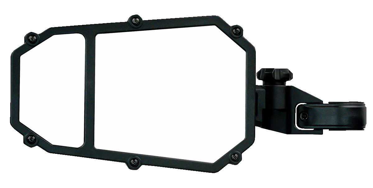 MOOSE UTILITY Mirror - Side View - Octagon - Black MUTVMIR-ES2-CCS