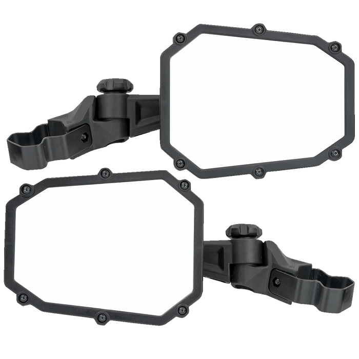 MOOSE UTILITY Mirror - Elite - Side View - Octagon - Black MEMIRKIT-ES1CCS