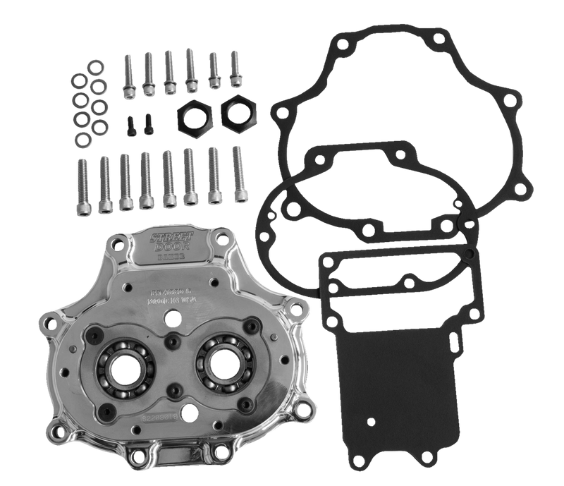 BAKER DRIVETRAIN Transmission Door Assembly - Harley-Davidson '06-'23 - Polished 48902-6 - PartsOutlet.com.au