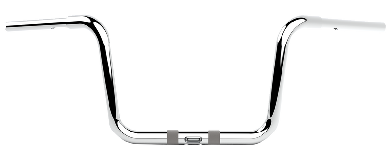 LA CHOPPERS Handlebar - Twin Round - 10" - Chrome - FLTR '15-'23 - LA-7324-10C