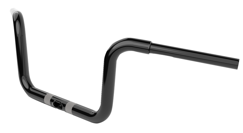 LA CHOPPERS Handlebar - Twin Round - 8" - Black - FLTR '15-'23 - LA-7324-08B