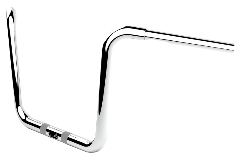 LA CHOPPERS Handlebar - Twin Round - 12" - Chrome - FLTR '15-'23 - LA-7324-12C