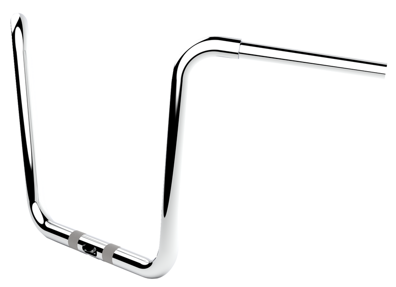LA CHOPPERS Handlebar - Twin Round - 14" - Chrome - FLTR '15-'23 - LA-7324-14C