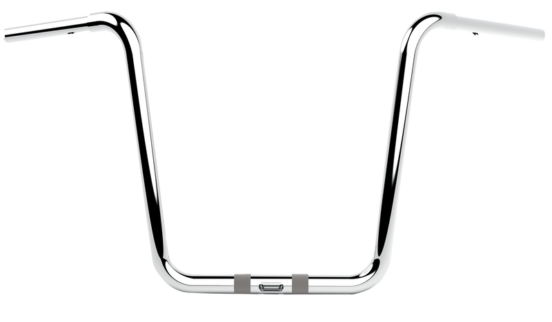 LA CHOPPERS Handlebar - Twin Round - 16" - Chrome - FLTR '15-'23 - LA-7324-16C