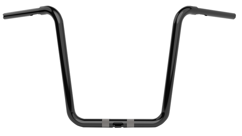 LA CHOPPERS Handlebar - Twin Round - 16" - Black - FLTR '15-'23 - LA-7324-16B