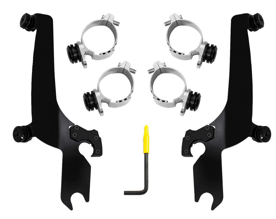 MEMPHIS SHADES Sportshield Mounting Kit - Black - Chief 2022-2024 - MEB2073