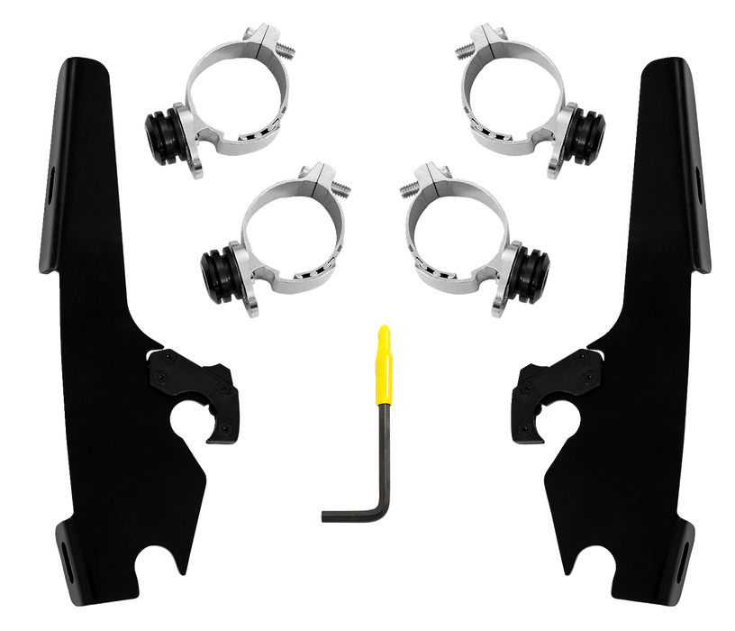 MEMPHIS SHADES Fats/Slim/Sportshield Mounting Kit - Black - Chief 2022-2024 - MEB2074