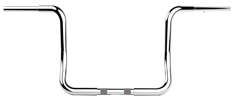LA CHOPPERS Handlebar - Twin Round - 12" - Chrome - FLHT '96-'23 - LA-7325-12C