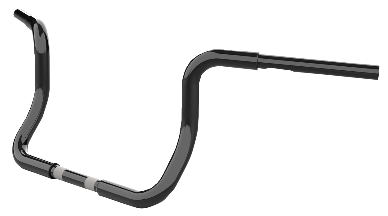 LA CHOPPERS Handlebar - Twin Round - 10" - Black - FL '96-'23 - LA-7325-10B